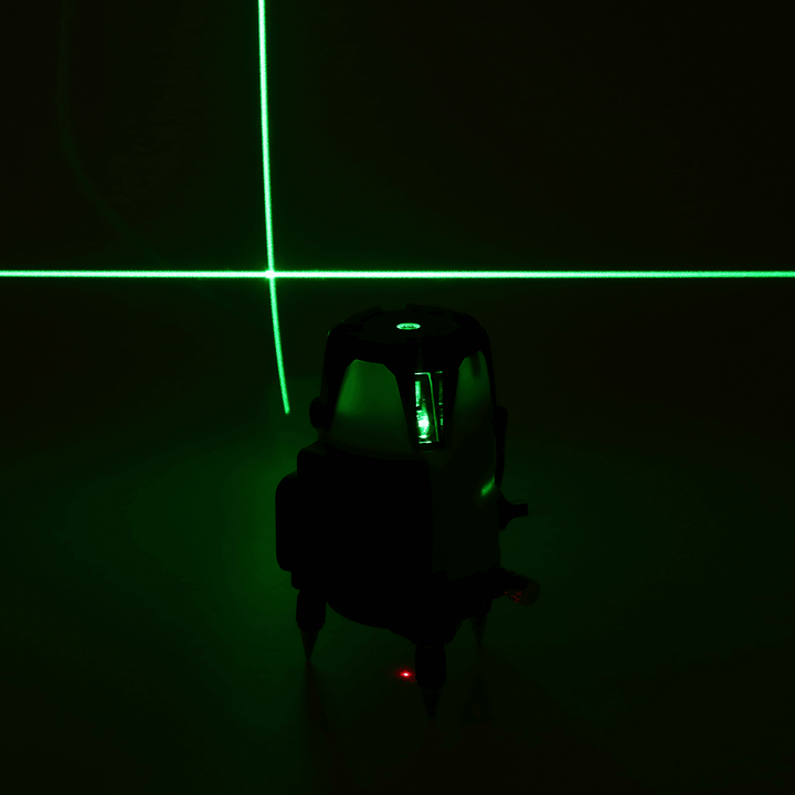 5 Line Laser Level Green Light Self Leveling 3D 360° Rotary Cross Measure Tools - MRSLM