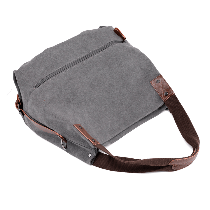 KVKY Canvas Tote Handbag Minimalist Fashion Summer Shopping Bag Shoulder Crossbody Bag - MRSLM