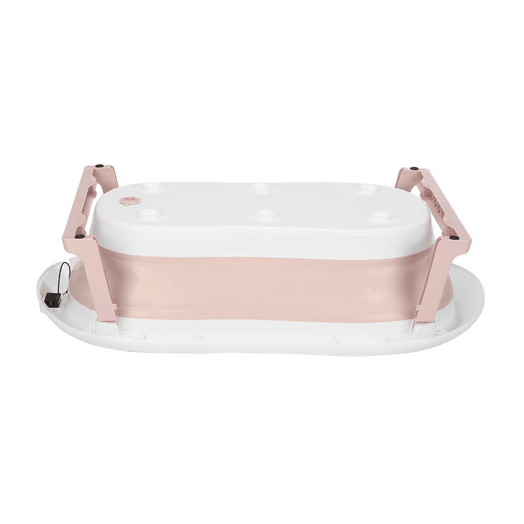 Folding Temperature-Sensing Baby Bathing Bathtub Household Thickening Large Environmentally Friendly Bath Tub - MRSLM