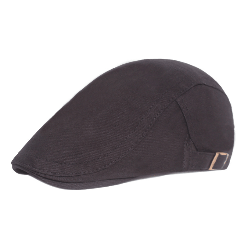 Solid Color Peaked Cap, Literary Youth Beret - MRSLM