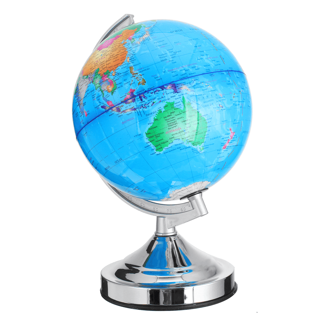 Illuminated Lamp Rotating World Earth Globe Ocean Desk Globe LED Night Light - MRSLM