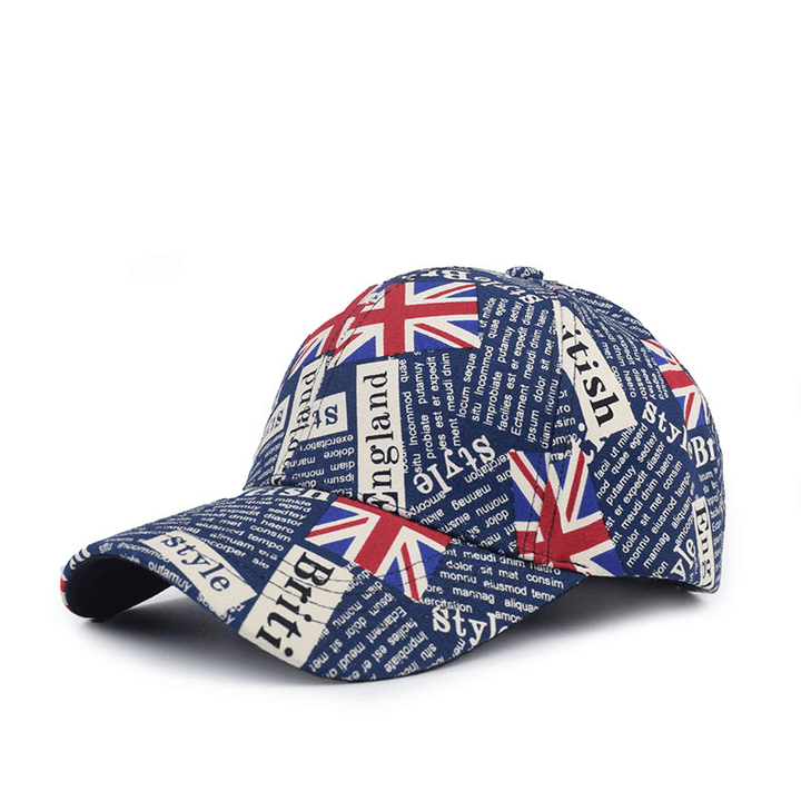 Alphabet Baseball Cap British Style Foreigner Casual - MRSLM