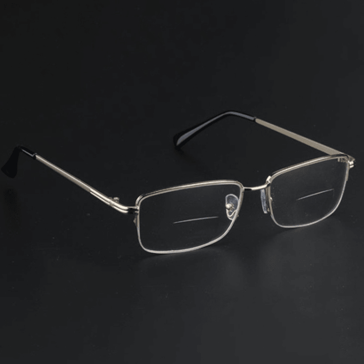 Metal round Lightweight Bifocal Reading Glasses - MRSLM