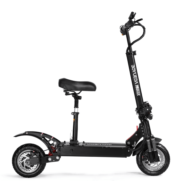 BOYUEDA Q7-2 19AH 52V 3200W Dual Motor Folding Electric Scooter 10Inch 60Km/H Top Speed 40-50Km Mileage Range Max Load 200Kg - MRSLM