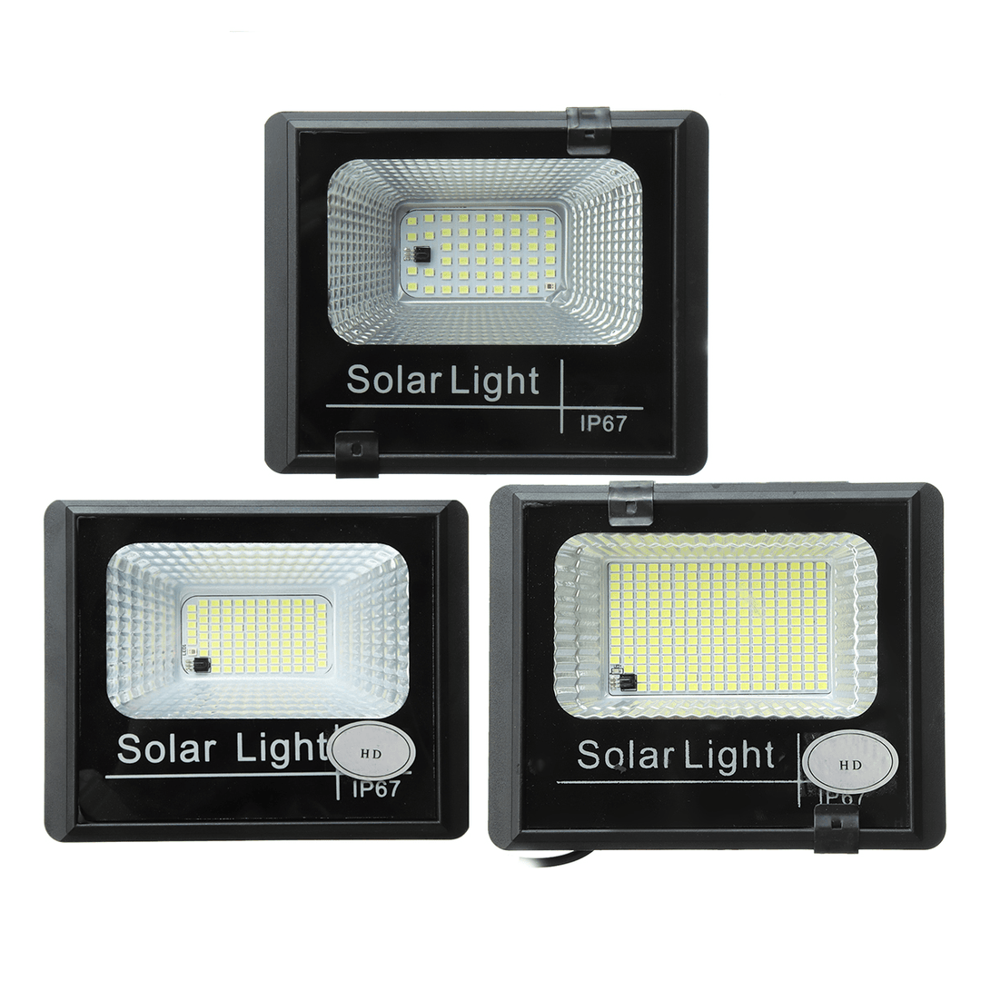 LED Solar Flood Light with Remote Control Wall Lamp IP67 Waterproof Solar Powered Lamp for Outdoor Garden Yard - MRSLM