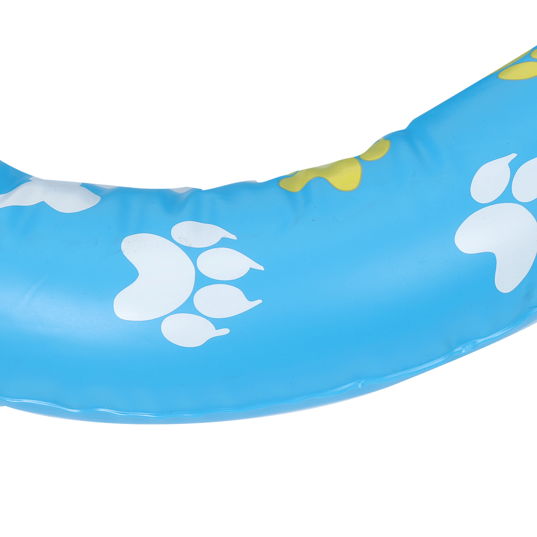 PVC Inflatable Pet Dual-Use Person/Dog Floating Bed Blowing Air Floating Row Pet Floating Bed Elastic Comfortable Swimming Floating Bed - MRSLM