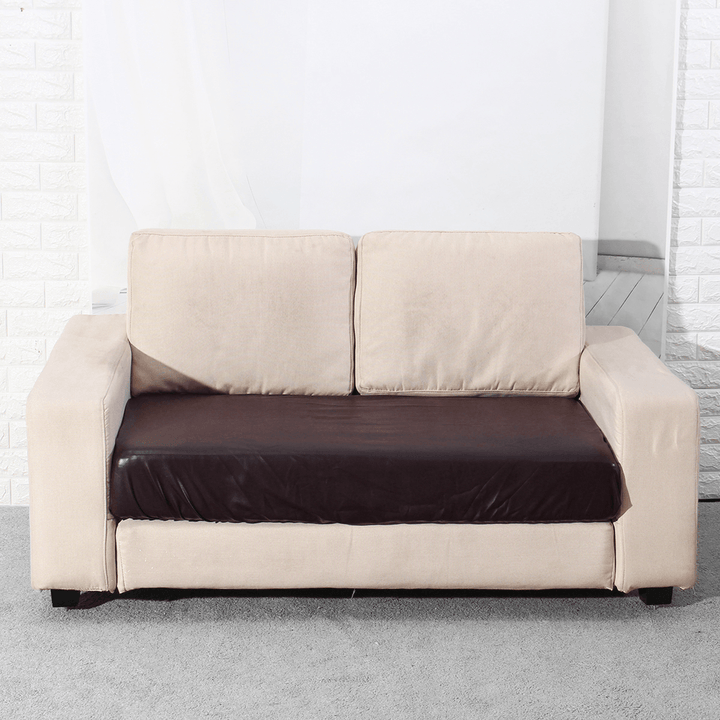 3 Seaters PU Polyester Sofa Cover European Style Waterproof Sofa Bed Slipcover Sofa Couch Cover Elastic Seater Armchair Sofa Bed Protector - MRSLM