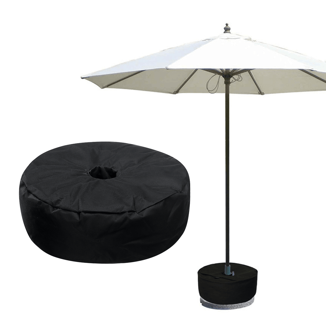 46X15Cm Heavy Duty Sand Bags Umbrella Weight Bag Weatherproof Parasol Umbrella Stand Base for Outdoor Tent Umbrella Base Stand Patio Garden - MRSLM