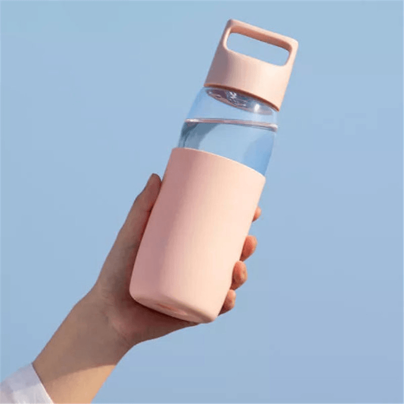 Fun Home 500Ml Glass Water Bottle Portable -20℃-150℃ Temperature Tea Cup Drinking Mug with Silicone Case From - MRSLM