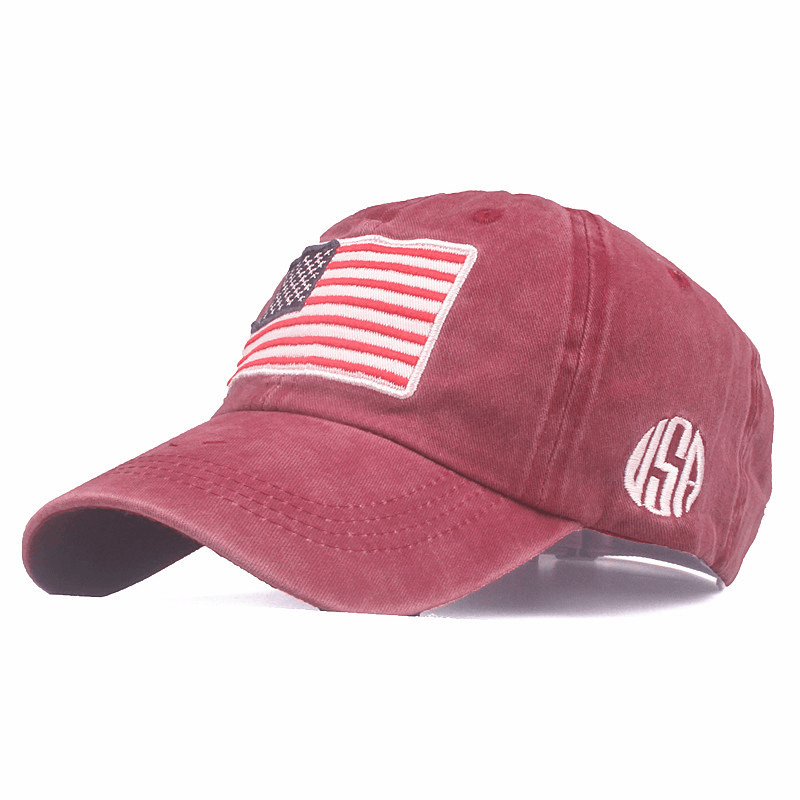 American Flag Embroidery Baseball Cap - MRSLM