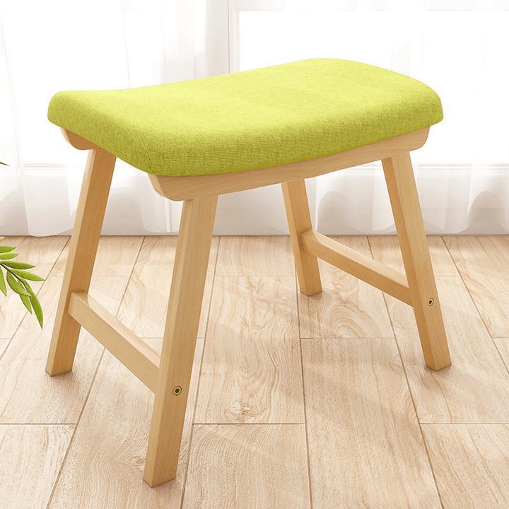 Small Stool Household Low Stool Cloth Art Fashion Creative Sofa Stool Small Chair Living Room - MRSLM