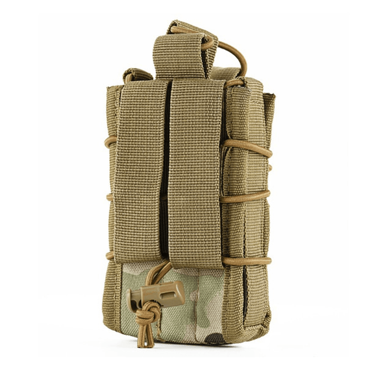 ZANLURE Twice Magazine Pouch Molle Holder Accessory Bag Tactical Bag for Camping Hunting - MRSLM