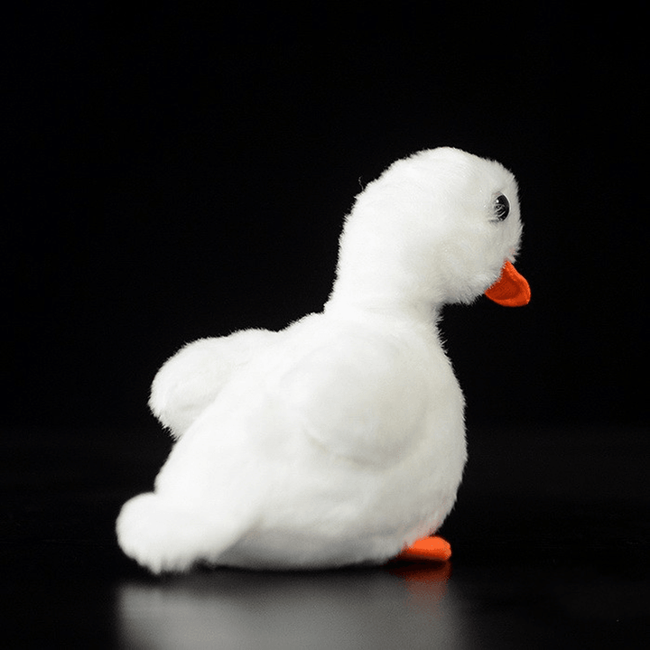 Simulation Cute White Duck Shape Plush Toy - MRSLM