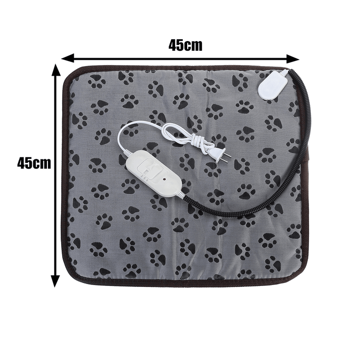 Electric Pet Heat Pad Heated Mat Bed Cat Whelping Winter Warm Mat Waterproof - MRSLM