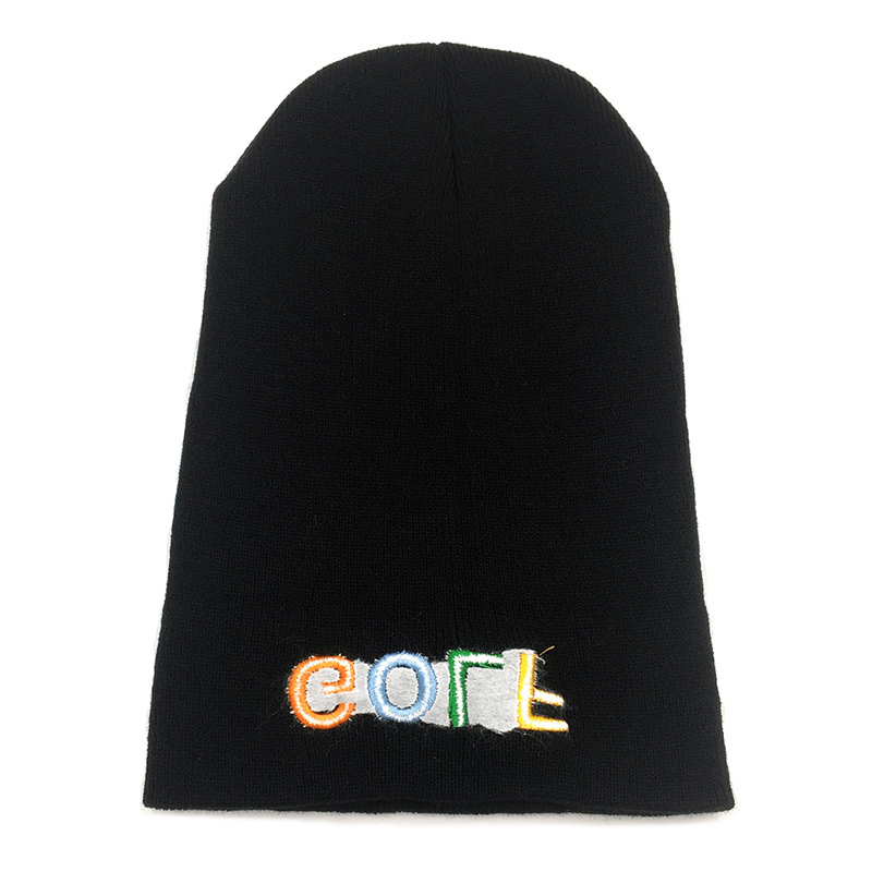 New Knitted Hat Letter Embroidery Outdoor Ski Hats for Men and Women - MRSLM