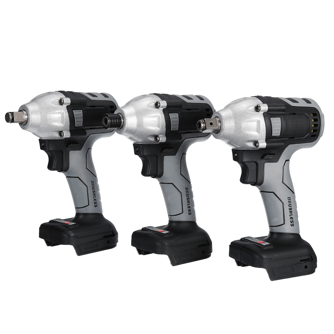 Gray Cordless Brushless Impact Wrench Drill Drive Machine for Makita 18V Battery - MRSLM