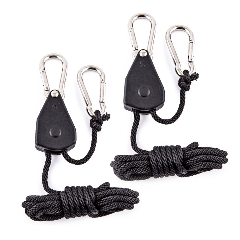 2 Pcs Pendant Hook Pulley Rope Climbing Pulley EDC Camping Portable Survival Tool - MRSLM