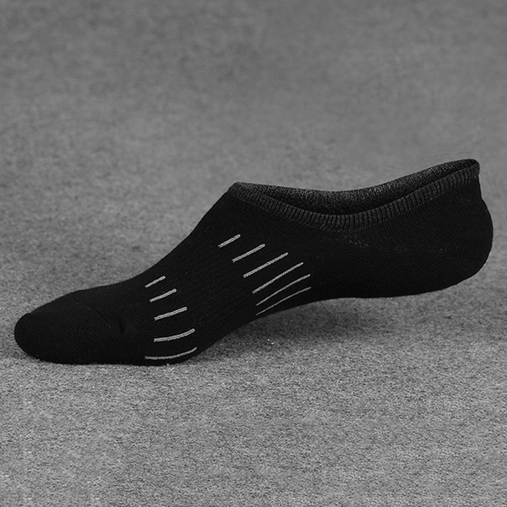 Men Athletic Low Cut No Show Deodorization Ankle Socks - MRSLM