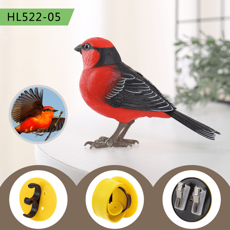 The Simulation Electric Singing Bird Toy Will Call and Move - MRSLM