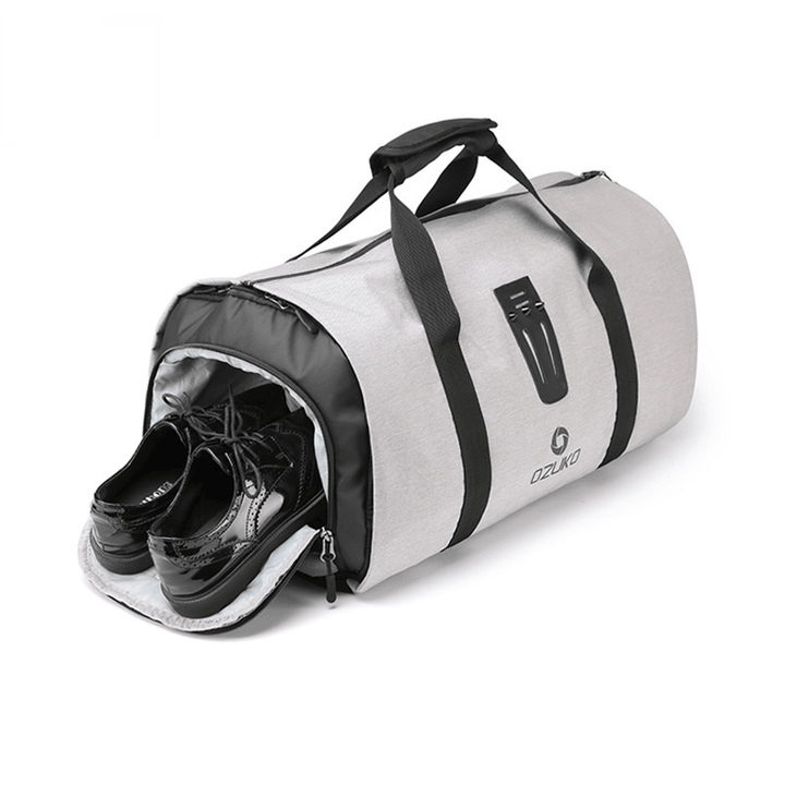 OZUKO Travel Luggage Bag Duffle Bag Suit Storage Bag with Shoes Bag - MRSLM