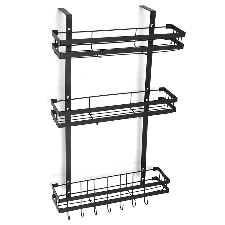 3 Tier Kitchen Refrigerator Storage Rack Fridge Seasoning Organizer Hang Shelf - MRSLM