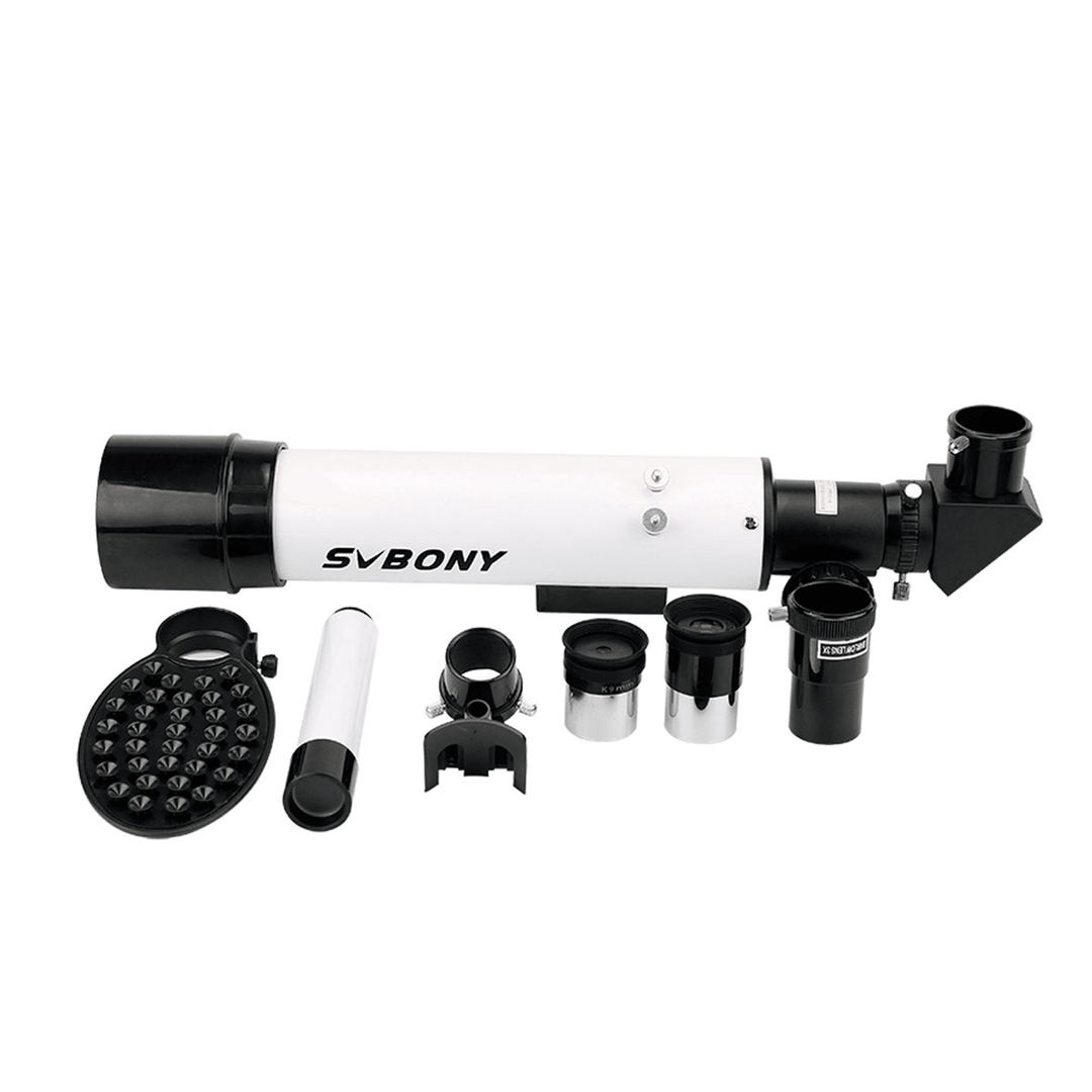 SVBONY SV25 Astronomical Telescope 3X Barlow Lens Birds Vision Optical Finder Scope Monocular with Tripod - MRSLM