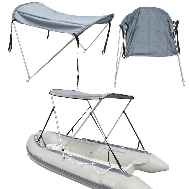 Waterproof Boat Bimini Top Folding Canopy Aluminium Alloy Rear Ship UV Tent Sunshade - MRSLM