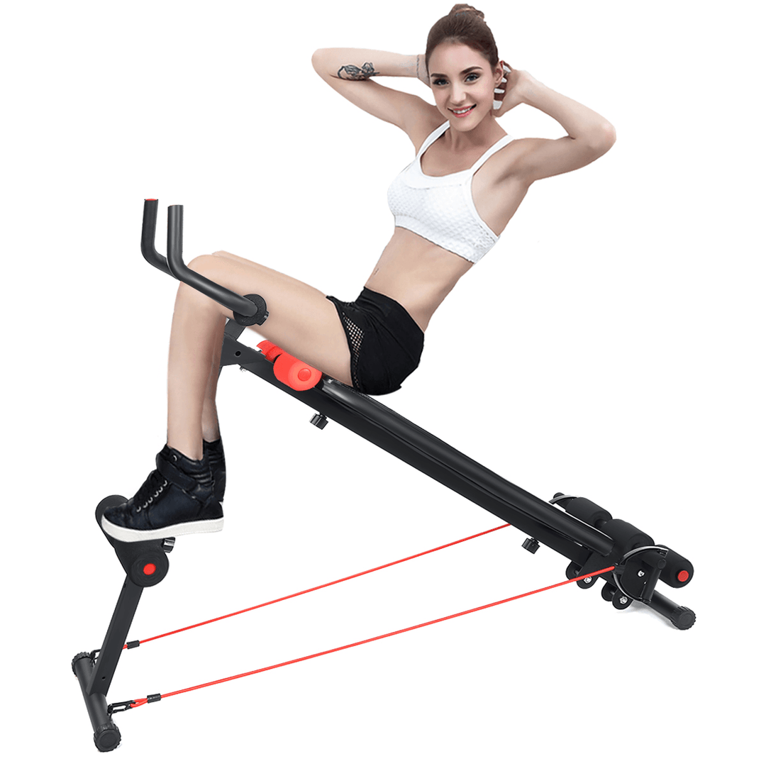 Abdominal Muscle Training Device Roller Coasters Vertical Waist Beauty Machine Home Gym Supine Abdomen Sit-Up Benches - MRSLM