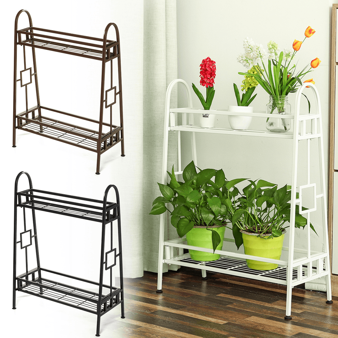 Plants Stand Flower Rack Metal Flower Stand Indoor Plant Shelves Plants Stand Garden Ornaments Indoor Outdoor - MRSLM