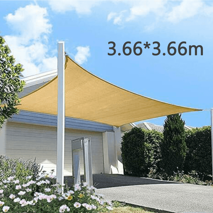 Shade Sail 95% UV Block Top Cover for Outdoor Patio Garden Backyard Awnings for Patio - MRSLM