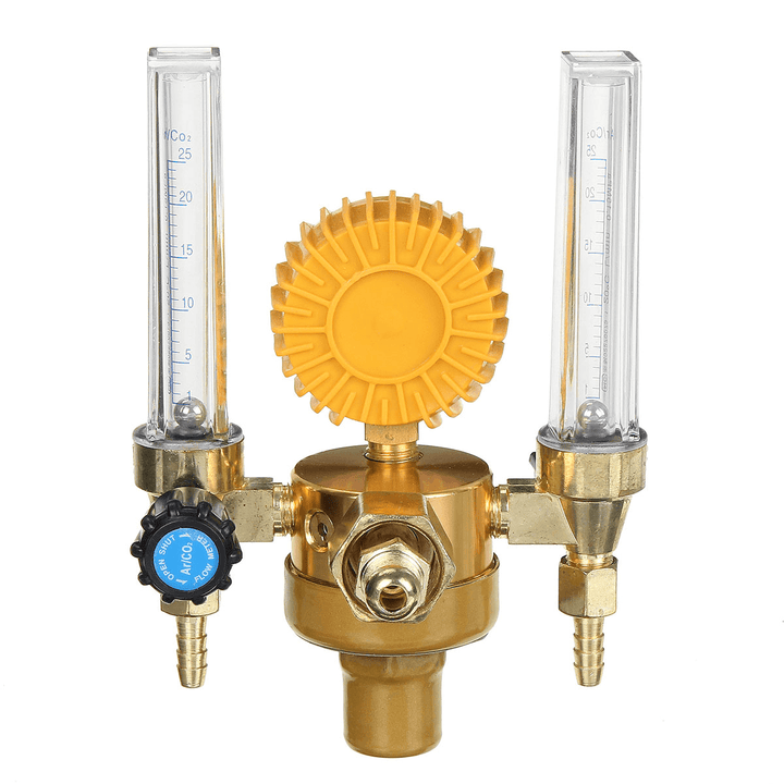 Argon Pressure Reducing Regulator Pressure Gauge 2 Tube Mig Tig Flow Meter Control Valve - MRSLM