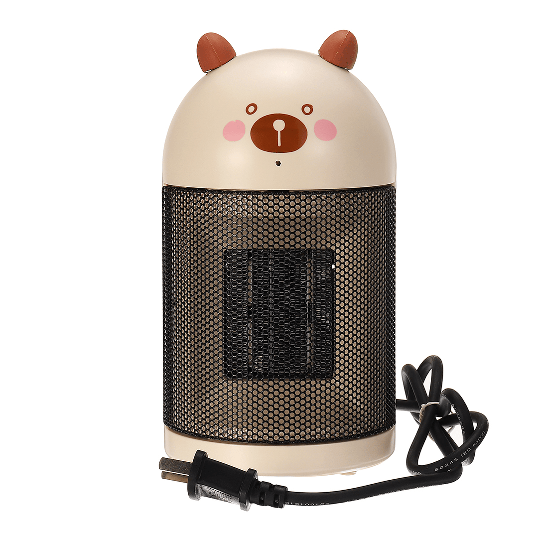 220V 500W Desktop Mini Air Heater Fan Silent Electric Winter Warmer Energy-Saving Household Office - MRSLM