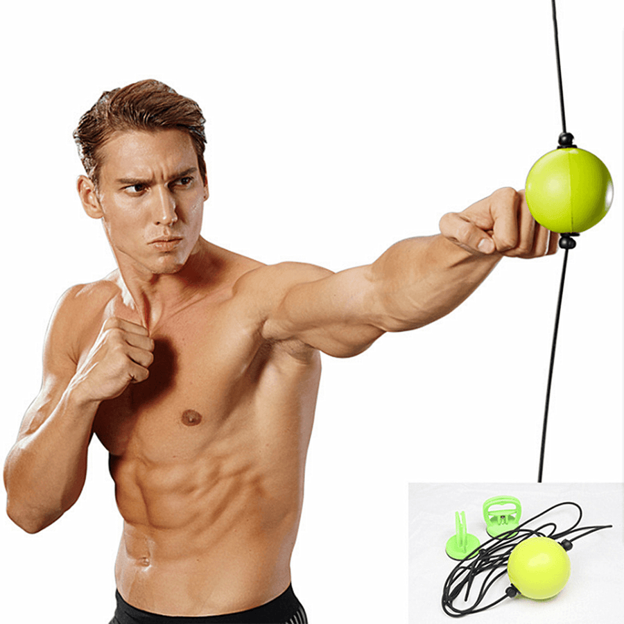Adjustable Suction Cup Boxing Speed Fight Ball Hand Eye Reaction Training Punch Fight Ball Fitness Sport Exercise Ball - MRSLM