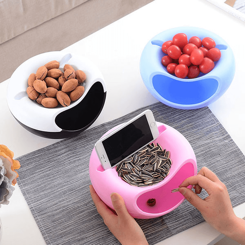 Honana HN-B20 Multifunction Storage Box Fruit Snacks Nut Holder Home Organizer Accessories - MRSLM