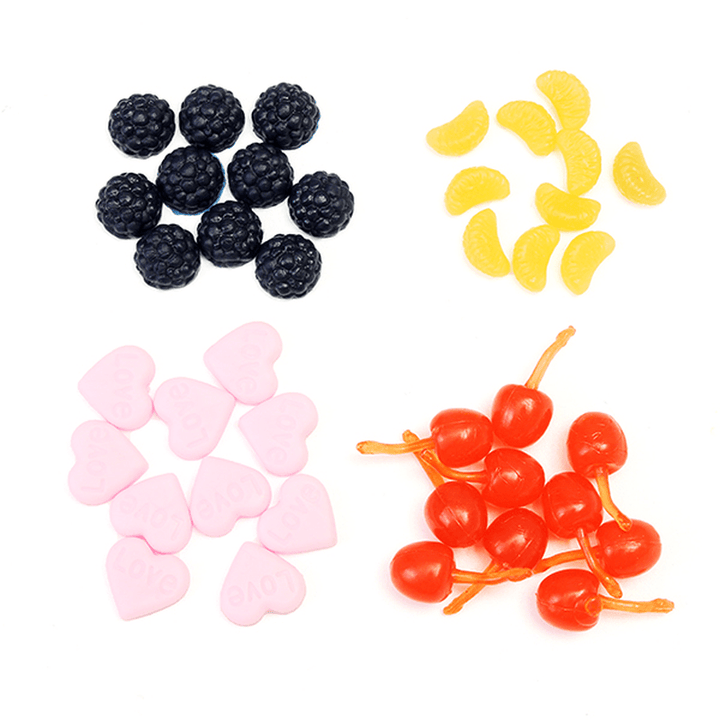 Food Accessories Orange Strawberry Ultralight Clay Resin Soil Clay Soil DIY Accessories - MRSLM