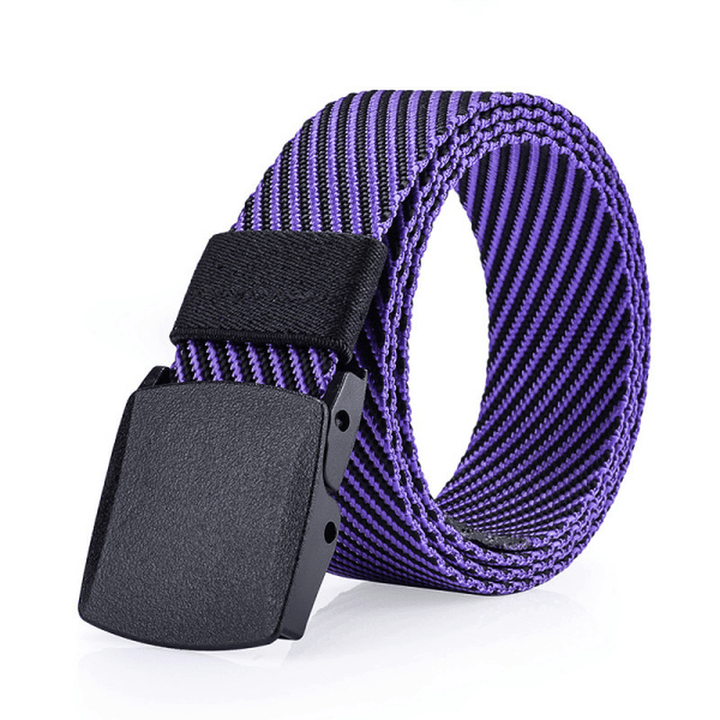 125CM Mens Nylon Resin Buckle Belt Outdoor Sport Military Tactical Durable Pants Strip - MRSLM