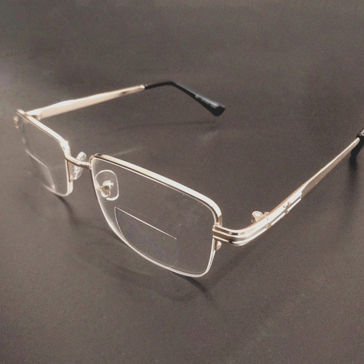 Metal round Lightweight Bifocal Reading Glasses - MRSLM