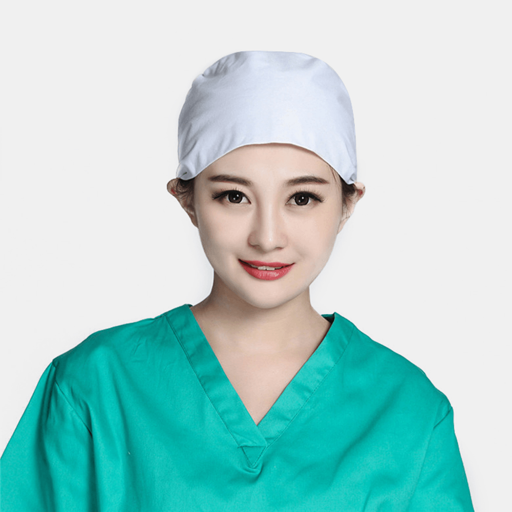 Surgical Cap Scrub Caps Dustproof Cotton Printed Beautician Hat - MRSLM