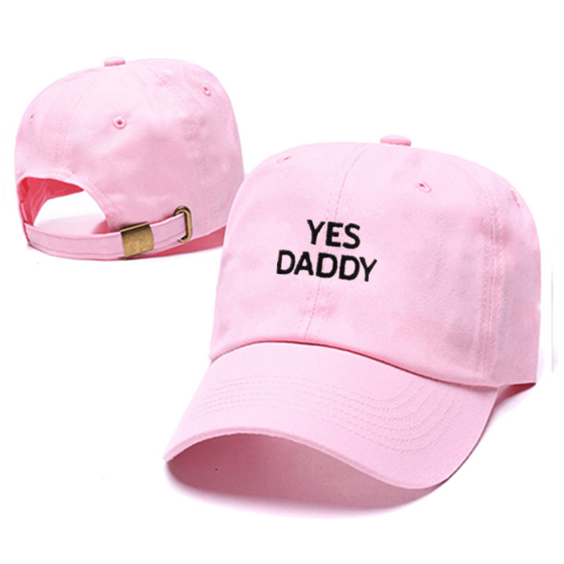 Mens and Womens Hip-Hop Hats Outdoor Caps Yes Daddy Embroidery Caps - MRSLM