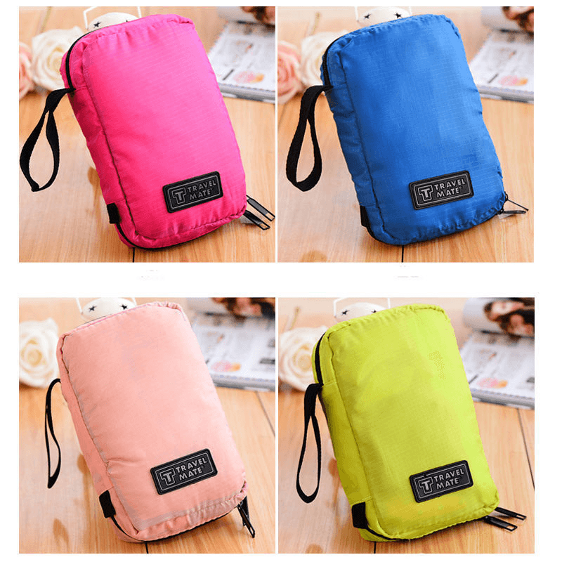 Waterproof Portable Makeup Travel Toiletry Organizer Hanging Wash Cosmetic Bag - MRSLM