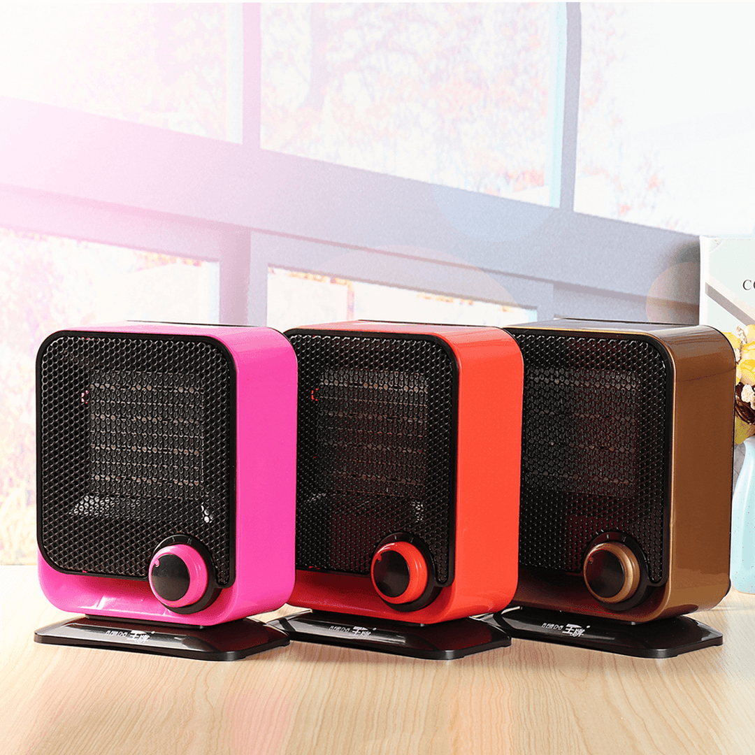 220V 1500W Electric Fan Heater Low-Noise Adjustable Temperature Controller 3 Color to Choose - MRSLM