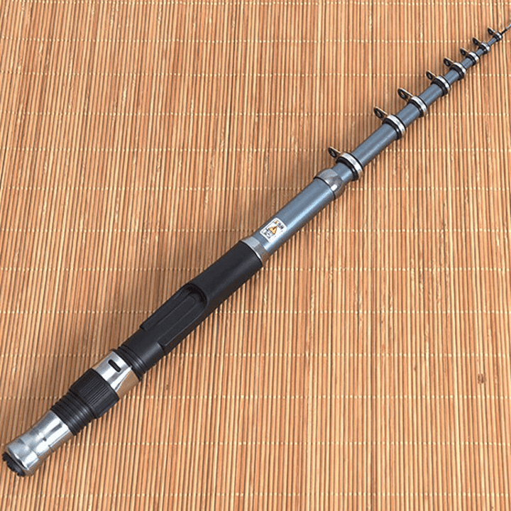 Carbon Telescopic Mini Ultrashort Portable Pole Fishing Rod Fishing Gear - MRSLM