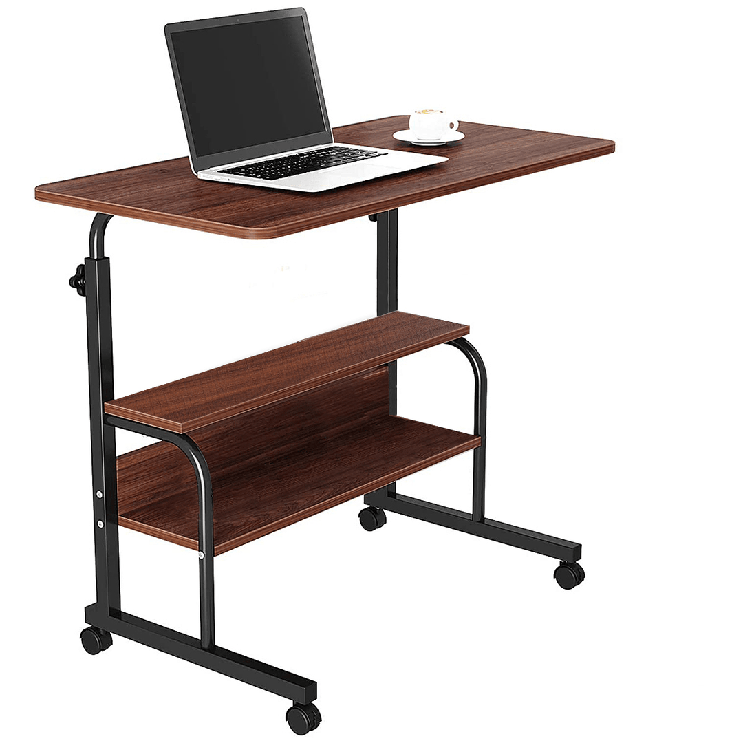 Multifunctional Movable Bedside Laptop Desk Wooden Computer Table Study Table Computer Stand - MRSLM