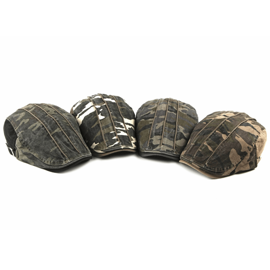 Camouflage Beret Hat Men'S Wash Cap - MRSLM