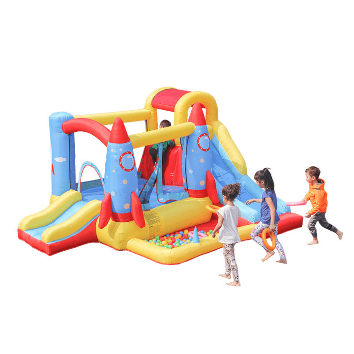 Children'S Inflatable Castle Park Outdoor Large Trampoline - MRSLM