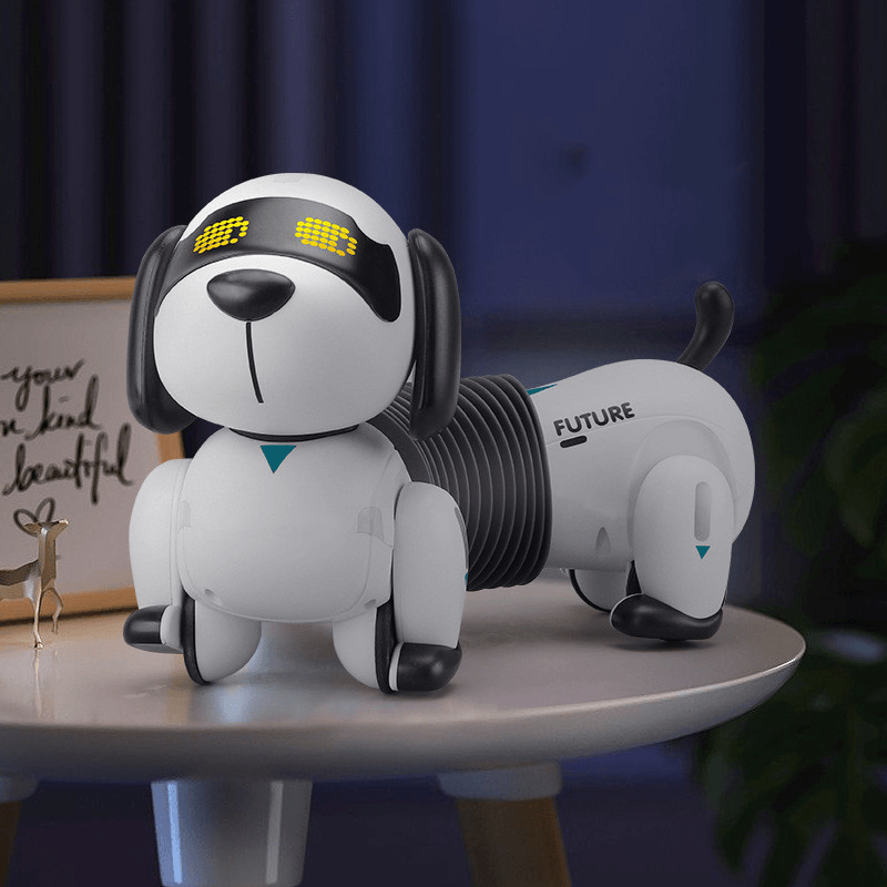 Simulation Robot Dog Retractable Stunt Children Toy Dog - MRSLM