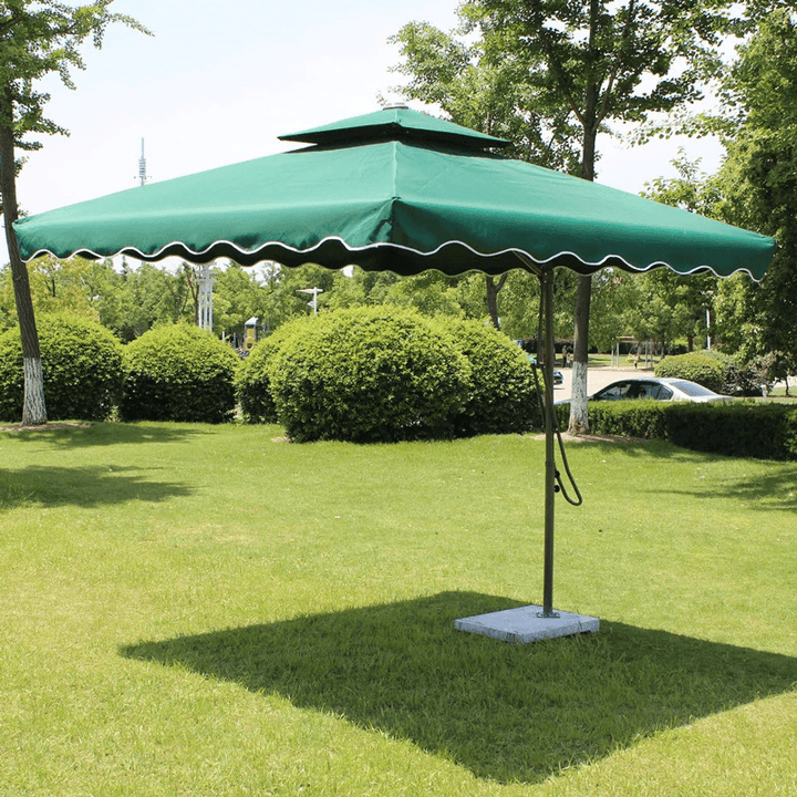 Outdoor Large Awning Sunshade Sun Umbrella Shelter Garden Yard Booth UV Proof Sun Shading - MRSLM