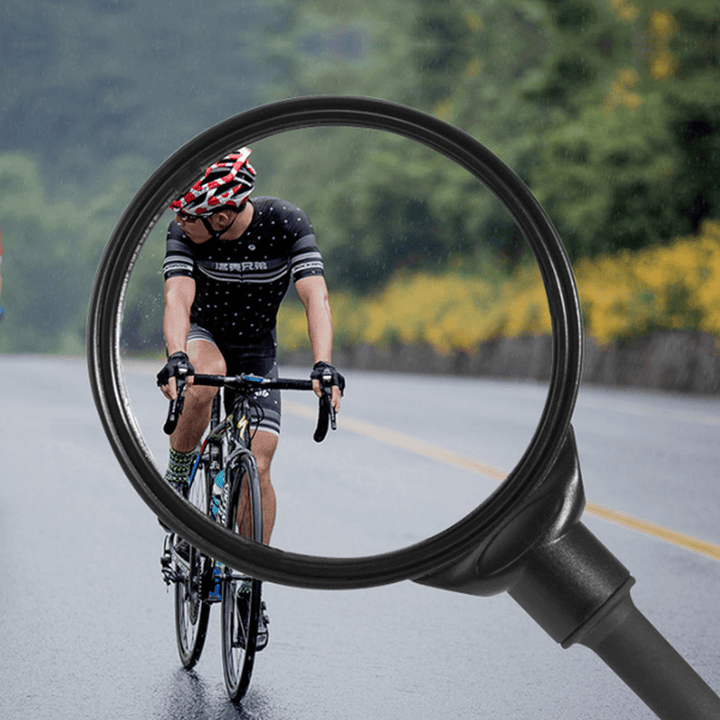 ROCKBROS 1 Pcs 360° Rotation Bike Mirror Safety Cycling Handlebar Rearview Mirror Reflective Mirror - MRSLM