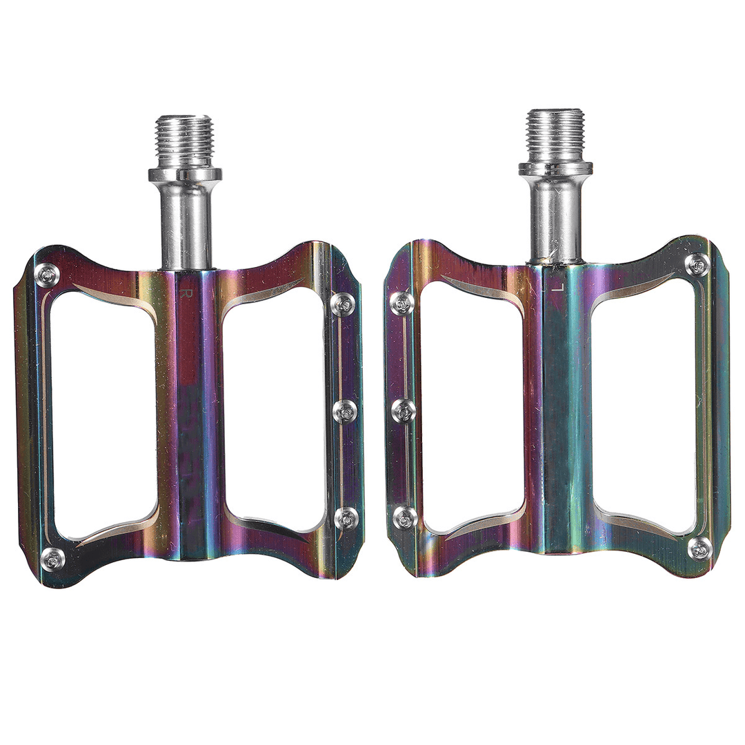 BIKIGHT 1 Pair of Bike Pedals Anti-Slip Mountain Road Bike Platform Aluminum Alloy Bicycle Flat Foot Platform Outdoor Cycling Bicycle Pedals - MRSLM