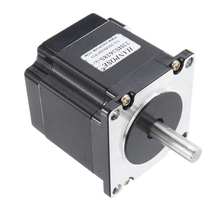 HANPOSE Double Shaft 23HS5628-D 56Mm Nema 23 Stepper Motor 57 Motor 2.8A 126N.Cm 4-Lead CNC Laser Grind Foam Plasma Cut Engraving Machine - MRSLM